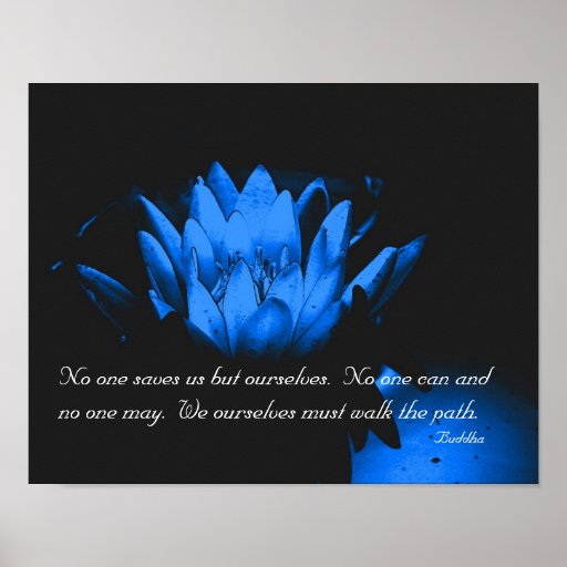 Citation inspirée rougeoyante de fleur de Lotus Posters Citation inspirée rougeoyante de fleur de Lotus Posters