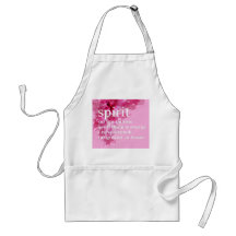 Citation spirituelle inspirée abstraite rose tabliers