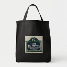 Citez de Trevise - rue de plaque Sacs Fourre-tout
