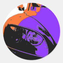 Citroen DS Autocollant Rond