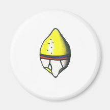 Citron en résumé magnets pour réfrigérateur