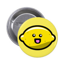 Citron heureux de Kawaii Badges Avec Agrafe