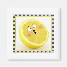 citron magnets pour réfrigérateur