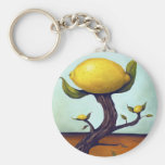 Citronnier surréaliste porte-clé