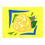 Citrons volumineux de graphique de citron carte postale