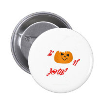 Citrouille BONJOUR.JPG Badge Avec Agrafe