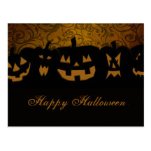 Citrouille Halloween Cartes Postales