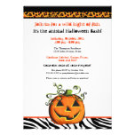 Citrouille Halloween mignon et de hanche de poster Invitation Personnalisée