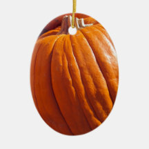 Citrouille orange ornement