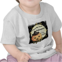 Citrouille vintage /.de Halloween. - Customisé T-shirts