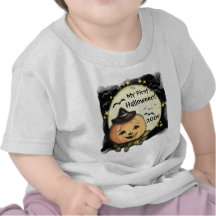 Citrouille vintage/T-shirt de Halloween