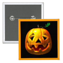 Citrouilles de Halloween Badges Avec Agrafe