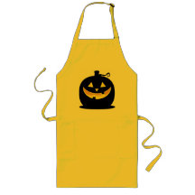 Citrouilles heureux de lanterne d'o de Halloween J Tablier
