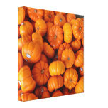 Citrouilles oranges toile tendue