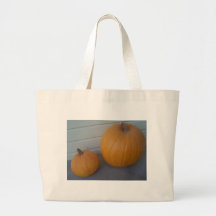 Citrouilles sur le porche sac fourre-tout