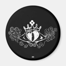 Claddagh (blanc) aimants