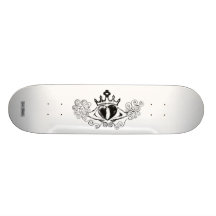 Claddagh (noir) plateaux de skate