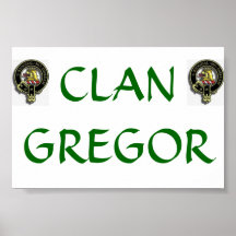 Clan Gregor Posters