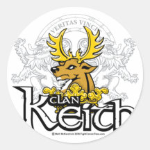 Clan Keith Adhésifs Ronds