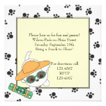 Clancey part en voyage invitations personnalisées