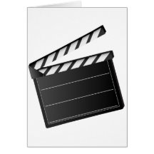 Clapet de film cartes de vœux