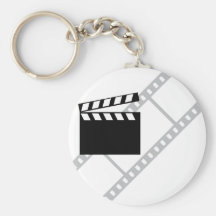 clapet de film de hollywood porte-clés