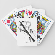Clarinette Cartes À Jouer