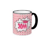 Classe de la tasse 2011 rose d'art de bruit d'obte