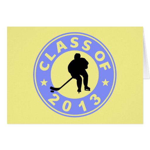 Classe de l'hockey 2013 cartes de vœux