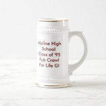 Classe 'de rampement de Pub 95 pendant la vie G ! Mug
