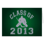 Classe du gardien de but 2013 d'hockey carte de vœux