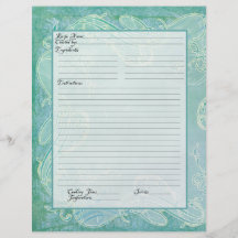 Classeur de recette de livre de cuisine d'héritage tract