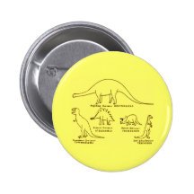 Classification de dinosaure badge avec épingle