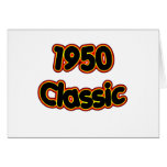 Classique 1950 cartes