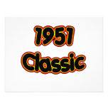 Classique 1951 faire-part personnalisé