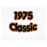 Classique 1975 invitations personnalisées