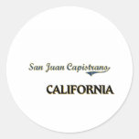 Classique de ville de San Juan Capistrano la Calif Autocollant Rond