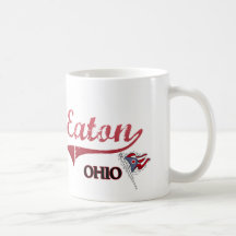 Classique de ville d'Eaton Ohio Tasse À Café