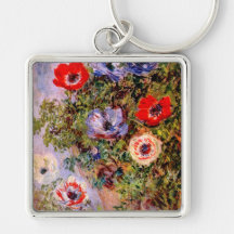 Claude Monet : Anémones Porte-clef