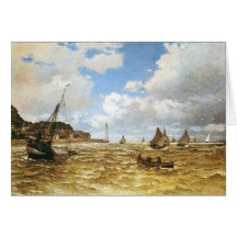 Claude Monet - bouche de la Seine Cartes De Vœux