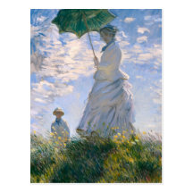 Claude Monet - la promenade Cartes Postales