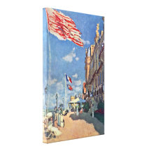 Claude Monet - le DES Roches Noires d'hôtel Toile Tendue