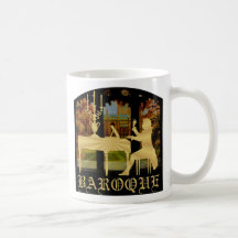 Clavecin baroque tasse à café