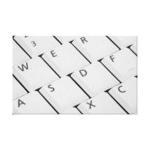 Clavier blanc toiles tendues