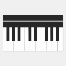 Clavier de piano autocollants