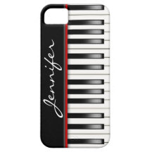 Clavier de piano avec le nom coques Case-Mate iPhone 5