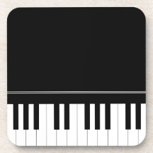 Clavier de piano dessous-de-verre