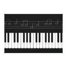 Clavier de piano impressions sur toile