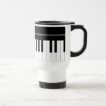 Clavier de piano mugs à café