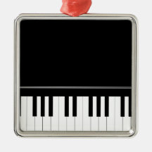 Clavier de piano ornements